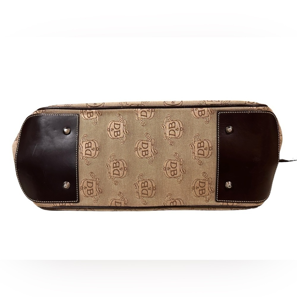 Dooney & Bourke Tan and Black Tote Bag - Picture 6 of 9